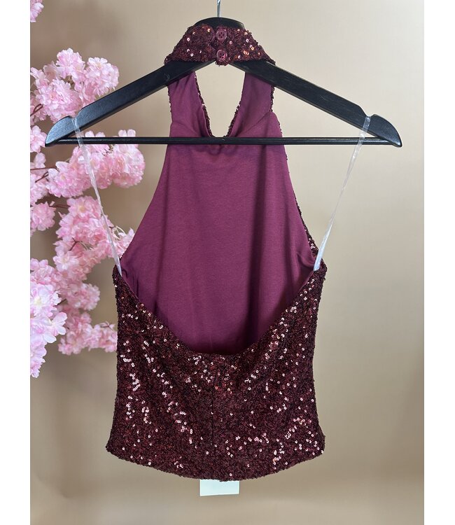 IM Top Jinthe Glitter Bordeaux