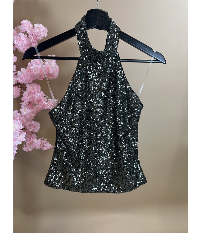 IM Top Jinthe Glitter Black