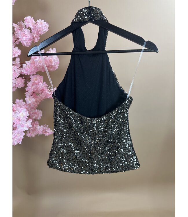 IM Top Jinthe Glitter Black