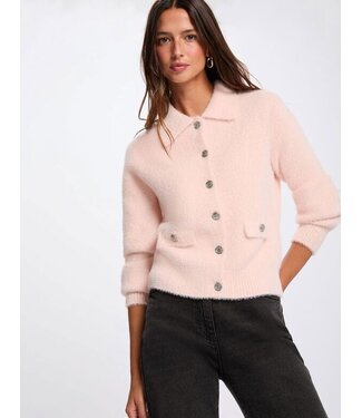 Morgan de toi Morgan Vest Mdomila Pink