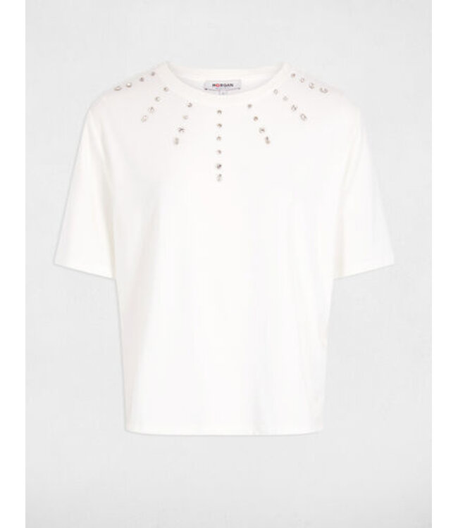 Morgan T-shirt Dourra Off White