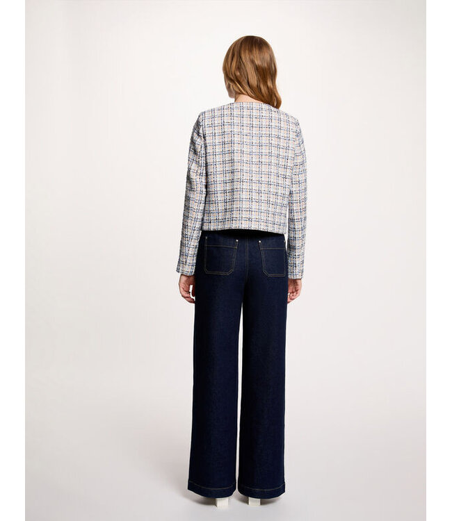 Morgan Jacket Vtill.f Multico Blue