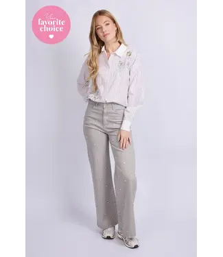 CS The Label C&S Broek Parisa Grey Mist