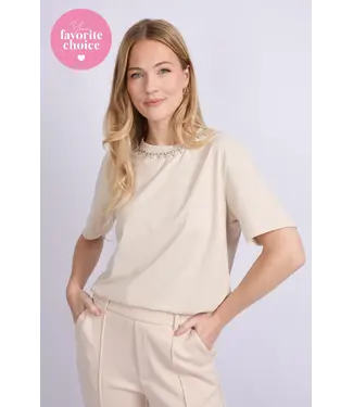 C&S The Label C&S T-shirt Talysa Sand