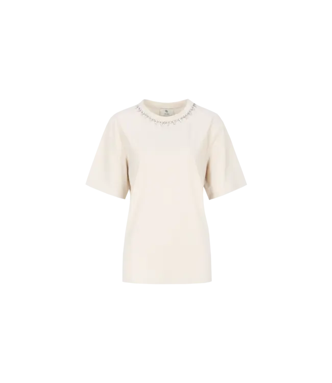 C&S T-shirt Talysa Sand