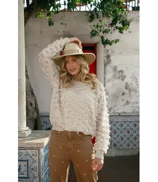 C&S The Label C&S Trui Knit Pullover Kayla Sand