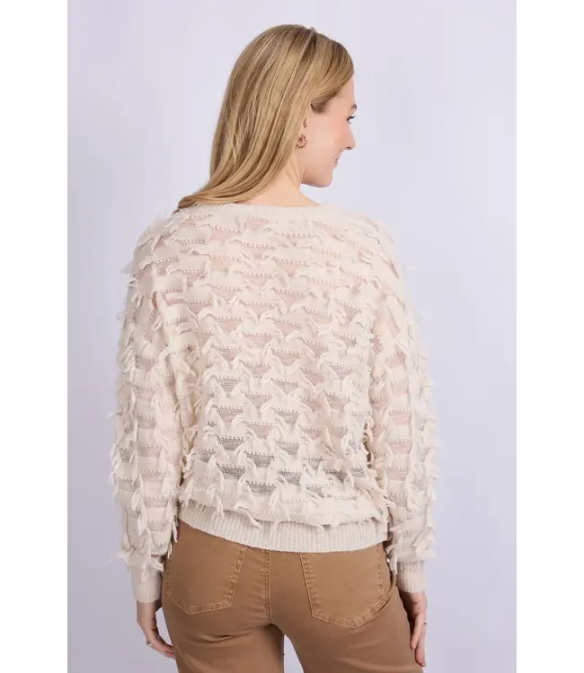 C&S Trui Knit Pullover Kayla Sand