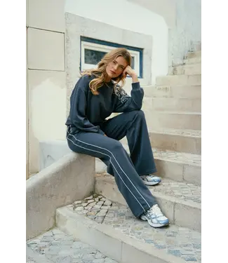 CS The Label C&S Broek Wiesje Dark Jeans Blue