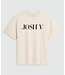 Josh V T-shirt Britta Ecru Melange