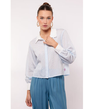 Fluresk Fluresk Blouse Maelle Light Blue