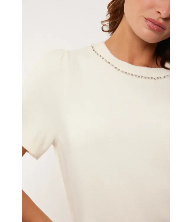 G-maxx Top Etta Wool White