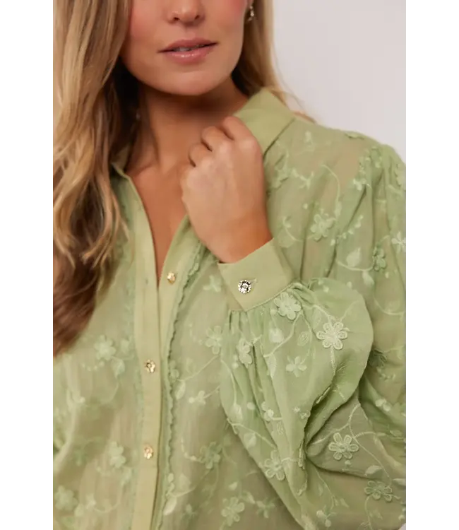 G-maxx Blouse Julieta Light Moss