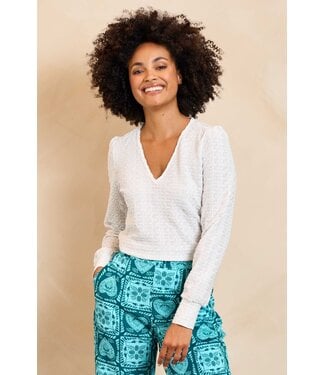 Lofty Manner Lofty Manner Blouse Harlow White