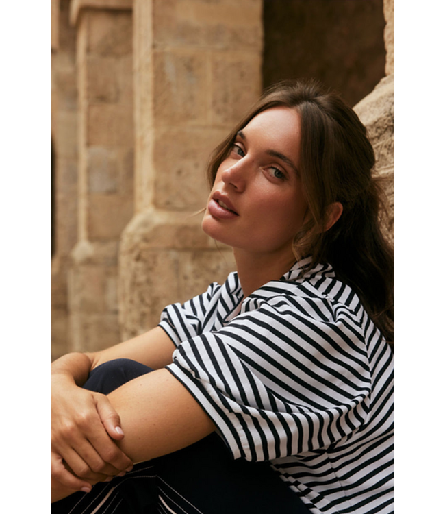 Lady Day Top Amie Blue / Simple White