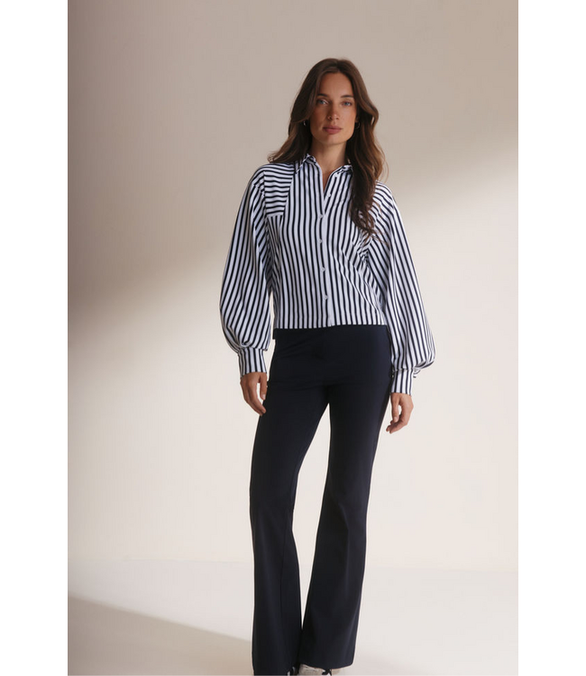 Lady Day Blouse Gem Blue / Simple White