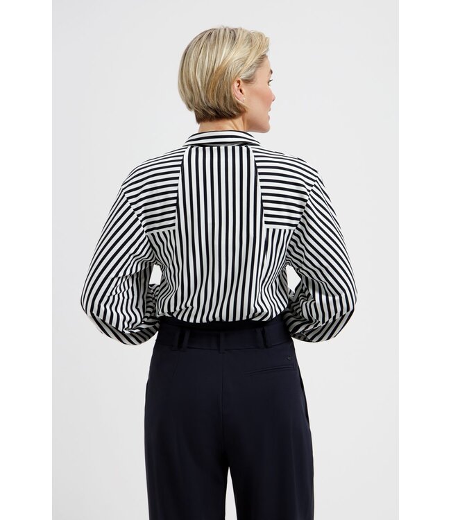 Lady Day Blouse Gem Blue / Simple White