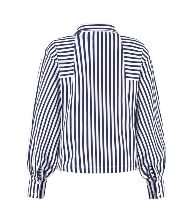 Lady Day Blouse Gem Blue / Simple White