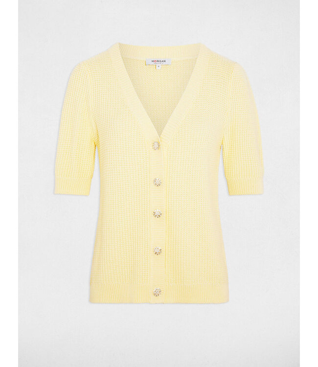 Morgan Vest Myrtile Butter Yellow