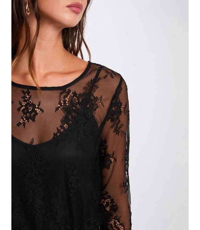 Morgan Top Tcity Noir