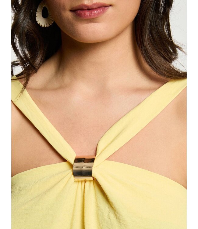 Morgan Top Ogalan Jaune Yellow