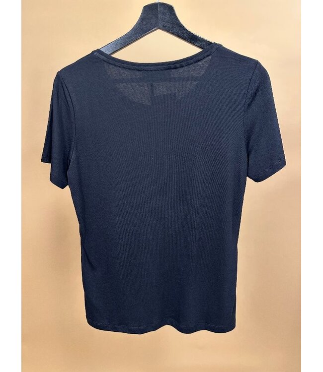 Morgan T-shirt Dlopi Black