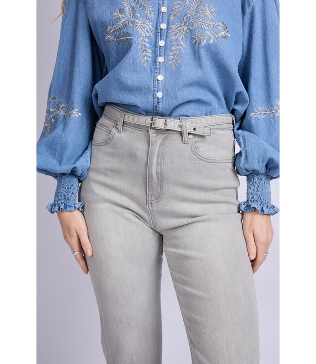 CS The Label Broek Priya Denim Light Grey