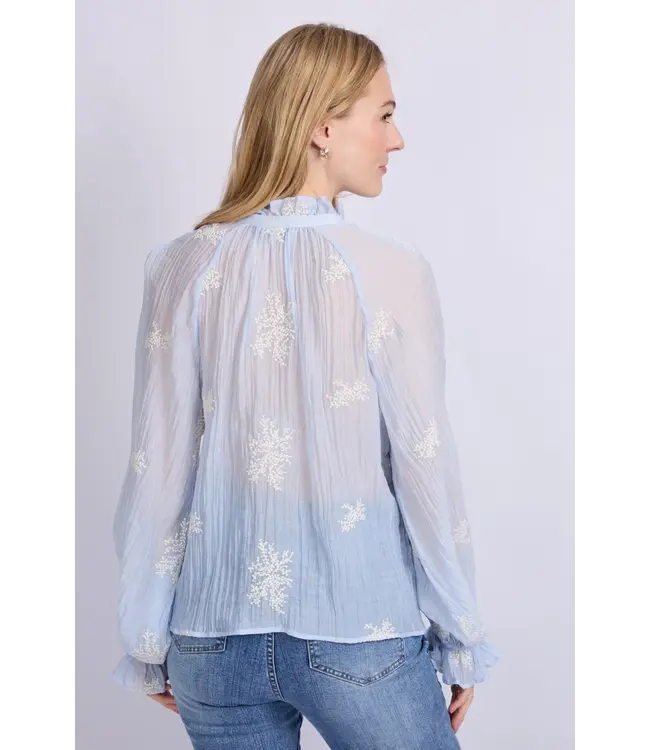 CS The Label Blouse Lyra Blue Mist