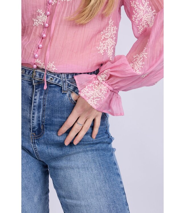 CS The Label Blouse Lyra Dusty Mauve