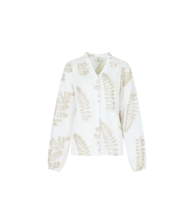 CS The Label Blouse Lize Offwhite/Gold