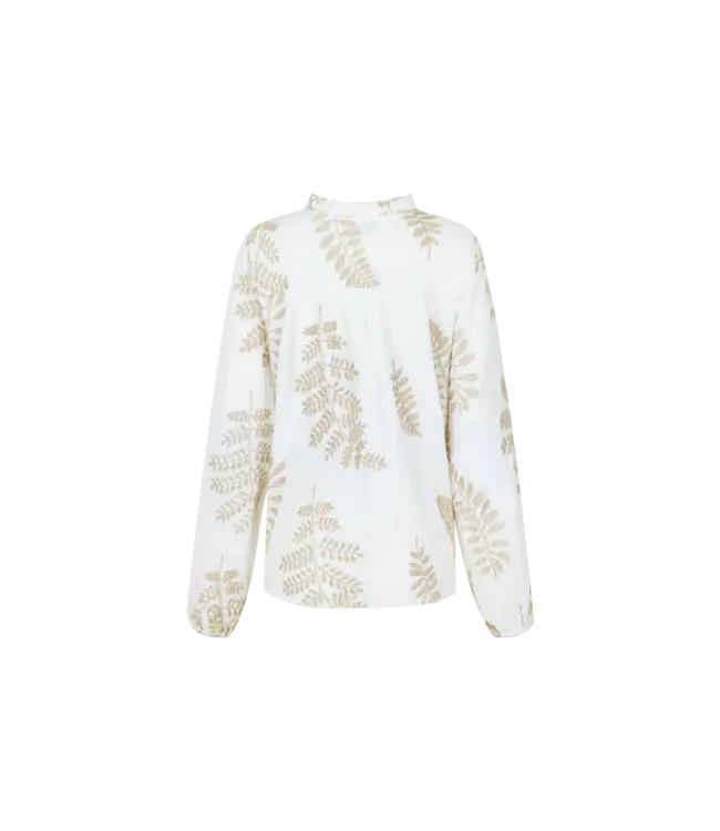 CS The Label Blouse Lize Offwhite/Gold