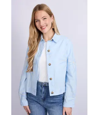 CS The Label CS The Label Blouse Lunae Blue Mist