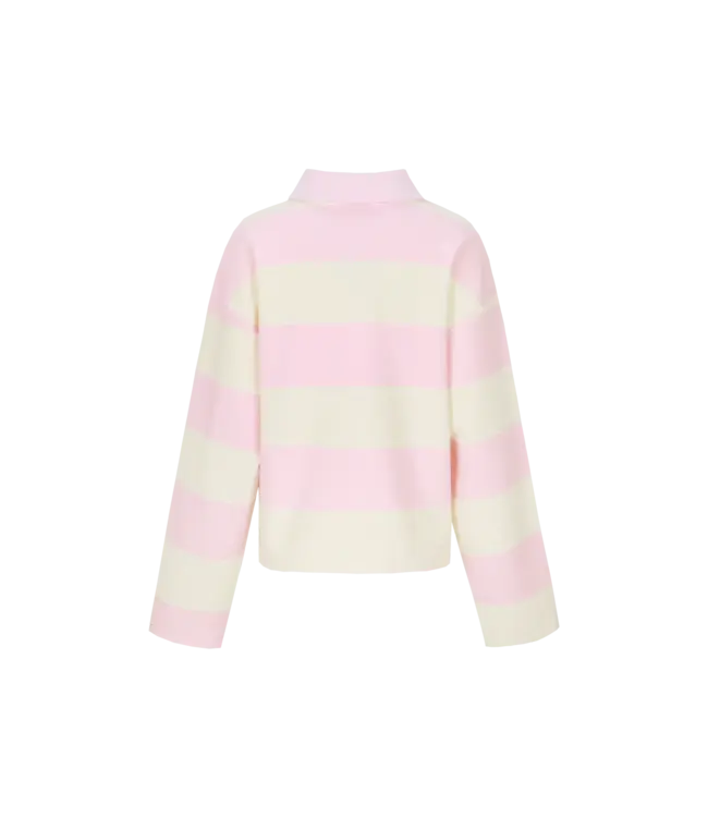 Fluresk Sweater Zeyna Soft Pink / Offwhite