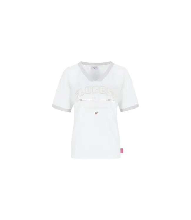 Fluresk T-shirt Indira Offwhite / Sand