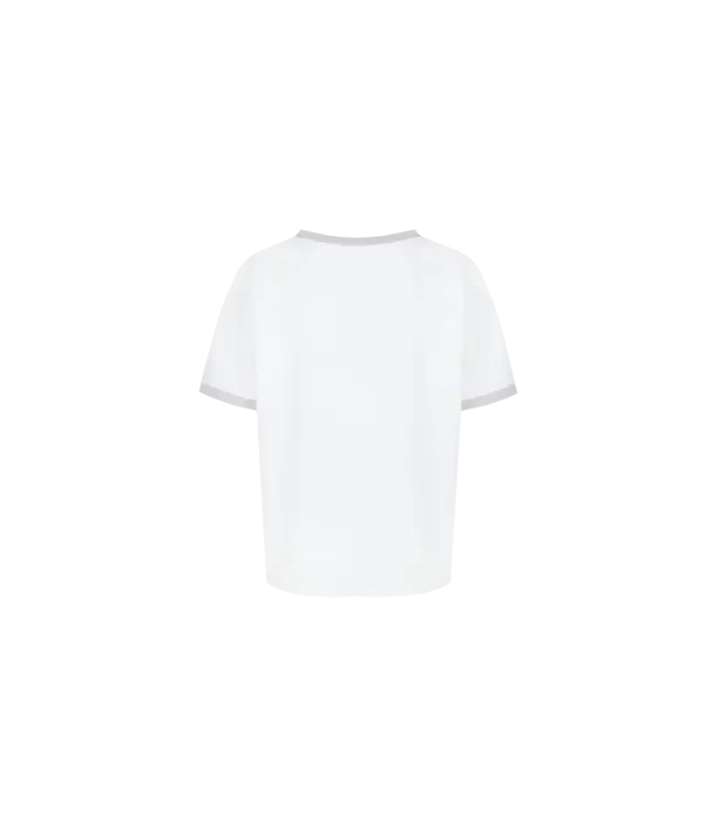 Fluresk T-shirt Indira Offwhite / Sand