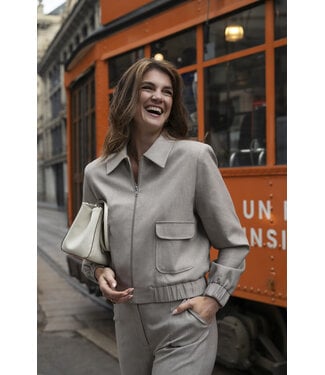 Elvira Elvira Bomber Jacket Zenzi Creme Melange