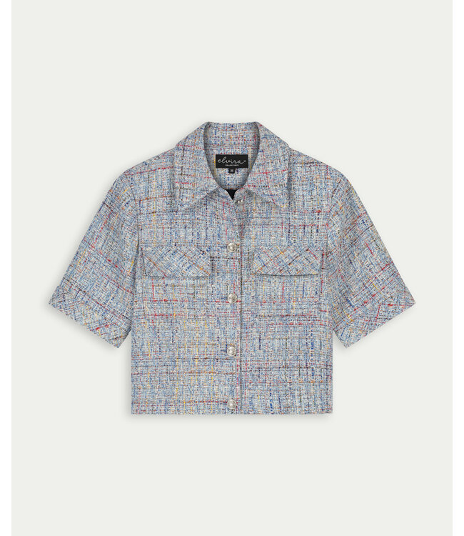 Elvira Jacket Babs Blue Boucle