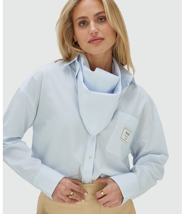 Josh V Blouse Neveah Fresh Blue Stripe