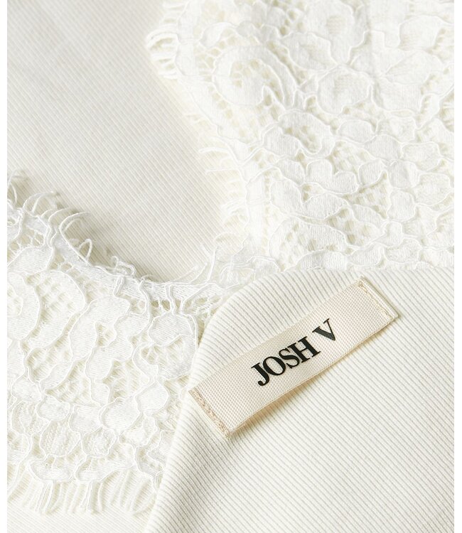 Josh V Top River Creme White