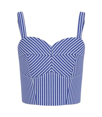 Guess Guess Top Tecla Bustier Blue/White