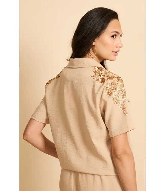 G-maxx Blouse Maeva Kint Camel