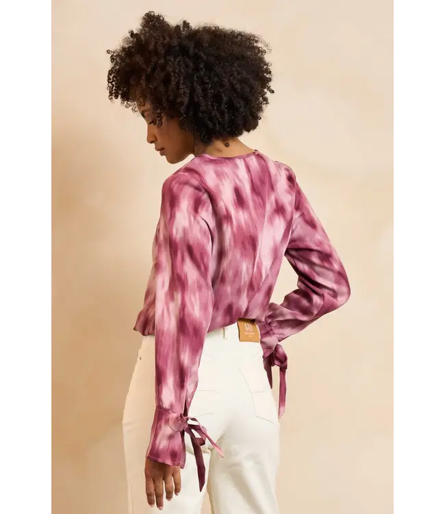 Lofty Manner Blouse Lora Mauve Ombre