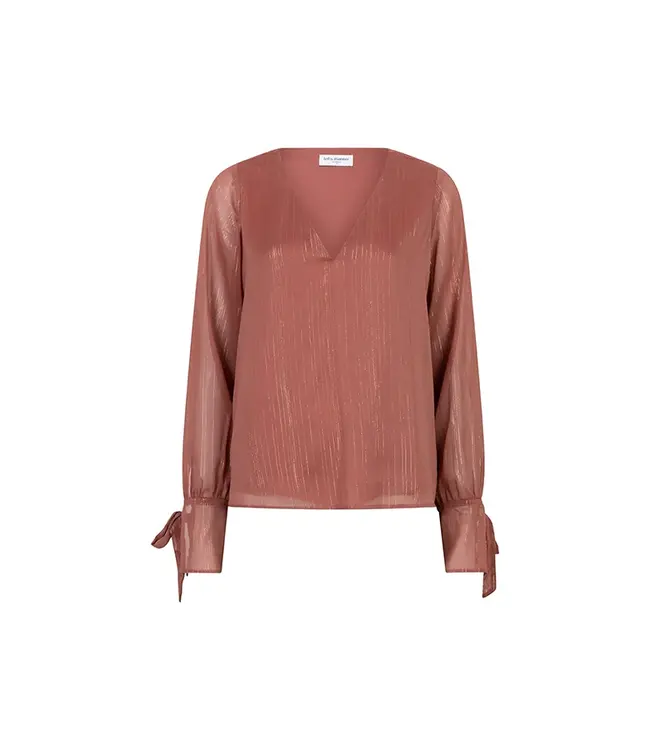 Lofty Manner Blouse Lora Mauve Pink