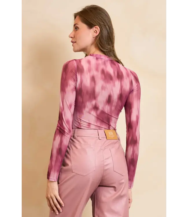 Lofty Manner Top Zina Mauve Ombre