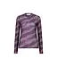 Lofty Manner Top Zina Purple Faded Stripe
