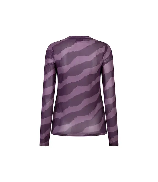 Lofty Manner Top Zina Purple Faded Stripe