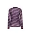 Lofty Manner Top Zina Purple Faded Stripe