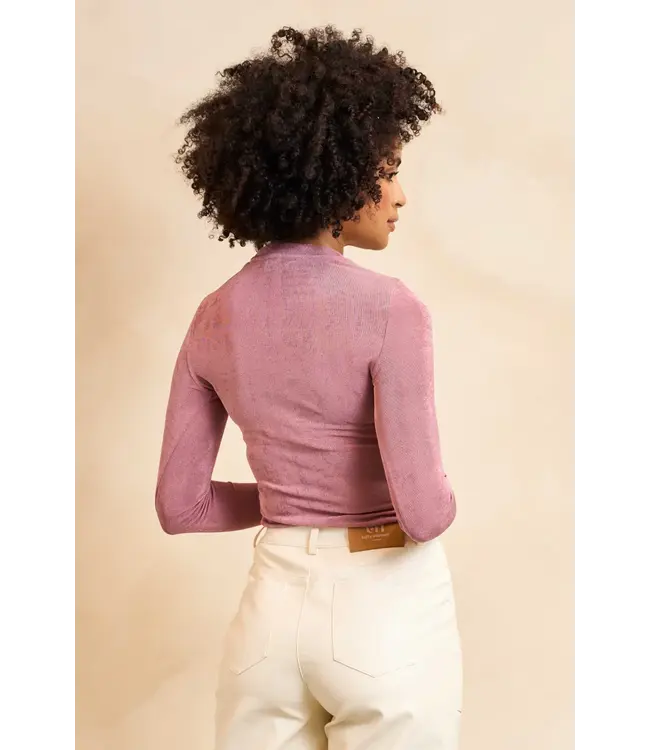 Lofty Manner Top Arlina Mauve Pink