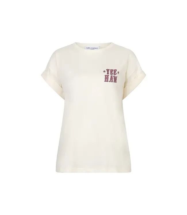 Lofty Manner T-shirt Omera Ecru