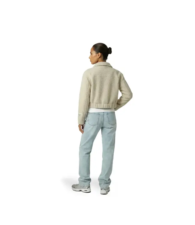 Malelions Women Jacket Label Bouclé Sand