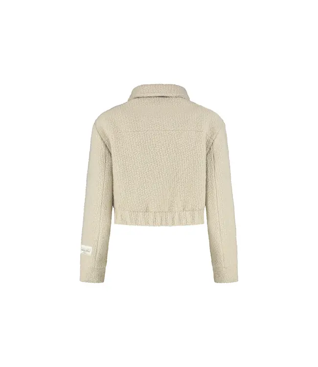 Malelions Women Jacket Label Bouclé Sand